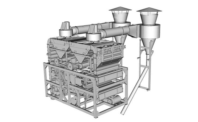 Зерноочистительная машина ЗМ-20ФН (Форсированная с независимым пневмосепаратором)