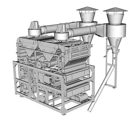 Зерноочистительная машина ЗМ-20ФН (Форсированная с независимым пневмосепаратором)